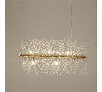 Dandel Firework Ceiling Light G9 K9 Crystal Chandelier, Used for Living Room Dining Kitchen Island Lighting
