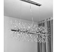 Dandel Firework Ceiling Light G9 K9 Crystal Chandelier, Used for Living Room Dining Kitchen Island Lighting