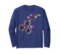 Dandelion Donut Flower Donut Tree Maglia a Manica