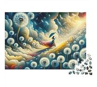 Dandelion Dreamscape-1 Jigsaw Puzzle Impossible 1000 Pezzi Decorazione Per La Casa. Giochi Rilassamento E Intelligence Per Adulti E Ragazzi Da 14 Anni 38x26cm/1000pcs