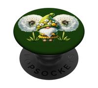 Dandelion Flower Accessories For Women Cute Summer Gnome PopSockets PopGrip Adesivo