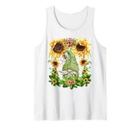 Dandelion Flower Floral Pattern for Women Cute Spring GNOME Canotta