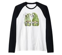 Dandelion Garden Gnomes for Gay Couple Funny Dandy GNOME Maglia con Maniche Raglan