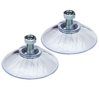 DanDiBo 2 ventose con filettatura Ø 40 mm M5 x 10 mm + dado extra forte ventosa supporto ventosa