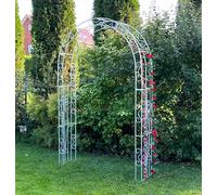 DanDiBo Arco per rose, zincato massiccio, 140 cm, resistente alle intemperie, 96522