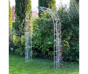DanDiBo Arco per rose, zincato massiccio, 140 cm, resistente alle intemperie, 96522