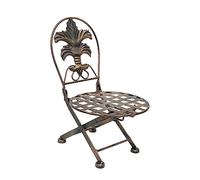DanDiBo Fiore Sgabello Sedia Pieghevole Porta Fiori pianta Supporto 32 cm Bambola Sedia