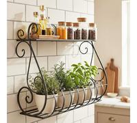 DanDiBo Scaffale per Erbe Scaffale da Cucina Scaffale da Balcone Parete Metal...