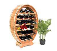 DanDiBo Scaffale Vini Botte Vini Scaffale Bottiglie per 24 Bottiglie Verniciatura Naturale