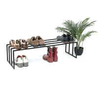 DanDiBo Scarpiera Porta Ciabatte in metallo nero, 1 livello, 96551