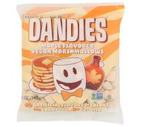 Dandies Mini Marshmallow Vegani Sciroppo d’Acero 142g - Mini marshmallow al gusto acero, vegetali, senza gelatina né aromi artificiali, perfetti per dolci e bevande calde