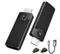 DanDun Trasmettitore e ricevitore HDMI wireless, Plug & Play, kit di estensione portatile con uscita 50 m, trasmissione wireless HDMI supporta lo streaming video da laptop a HDTV/proiettore/tablet