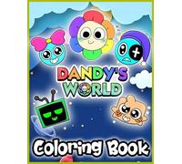 Dandy World Inspired Coloring Book: Fun Cartoon Characters & Cute Monsters for Kids Ages 4-10: Colour Your Way Through a Whimsical World of Funny, Creepy-Cute Characters