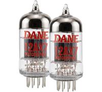 DANE 12AX7 - Valvole Preamp Abbinate, 2 Pezzi Per Ampli Chitarra | Risposta calda vintage e prestazioni affidabili per manutenzione e sostituzione negli amplificatori valvolari.
