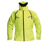 DANE Byge XPR-Tex Giacca antipioggia da moto, Giallo neon, Taglia XL