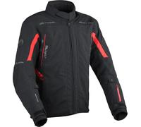 DANE Elling 2 Giacca tessile da motocicletta Gore-Tex, nero/rosso, Taglia 2XL