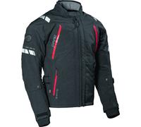 DANE Elling impermeabile Giacca tessile moto, nero/rosso, Taglia 62