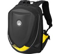 DANE Olby Zaino da moto, nero/giallo, Taglia 20 litri