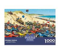 Danese Coastal Dune Buggy Puzzle in Legno Impermeabile DIY Puzzles Da 1000 Pezzi Per Adulti Impossibili Giochi Di Impegnativi