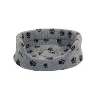 Danese Design - Letto in pile grigio per letto da 89 cm