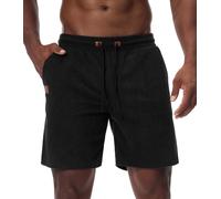 Danfiki Pantaloncini Uomo Shorts Estivi Bermuda Velluto a Coste Casual Pantaloni Corti