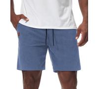 Danfiki Pantaloncini Uomo Shorts Estivi Bermuda Velluto a Coste Casual Pantaloni Corti