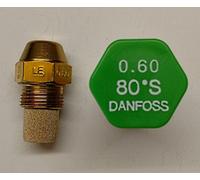 Danfoss 7822305 - Ugello per bruciatore a olio, 0,60 gph, 80 gradi, S LE per Vitoplus, Vitoflame