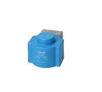 Danfoss Bobina per elettrovalvola con scatola di serraggio, 24 V DC, 20 W, metallo, plastica, flangia, 1 porta, CE, RoHS, valvola solenoide, ottone o acciaio inossidabile, valvola solenoide