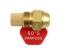Danfoss, Ugello per olio a getto piatto, angolo di 60 gradi 0,55 USgal/h 2,11 kg/h, 030F6910