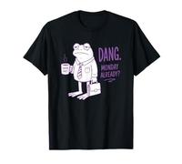 Dang Monday già Rana con caffè Trend Meme Rana Visual Maglietta