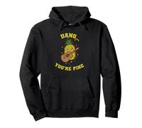 Dang You're Pine Ananas Dolce Frutta Tropicale Felpa con Cappuccio