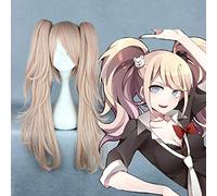 Dangan Ronpa: Trigger Happy Havoc Parrucche Cosplay Enoshima Junko Parrucche Cosplay Resistente al calore Parrucca Cosplay sintetica Anime Halloween