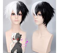 DanganRonpa Cosplay divertente Parrucca Miu Iruma Costume Gioca Donna Parrucche adulte Halloween Anime Gioco Dangan Ronpa Capelli + berretto parrucca One Size Monokuma parrucca