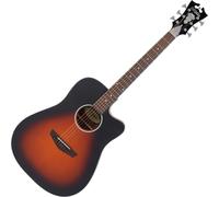 D'Angelico Premier Bowery LS Satin Vintage Sunburst Chitarra Semiacustica Dreadnought