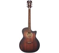 D'Angelico Premier Gramercy LS Aged Mahogany Chitarra acustica elettrificata