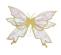 d'angelo da donna - Set di da fata sensibili e scintillanti per ragazze e adulti, con motivo a farfalla, eleganti per cosplay perfetti per Halloween
