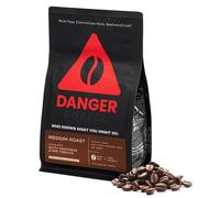 Danger Coffee di Dave Asprey, Remineralizzato, Muffa & Lab Testato Whole Bean Coffee, Tostatura media, 309 g