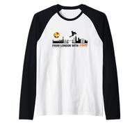 Danger Mouse da Londra con Amore Retro Maglia con Maniche Raglan
