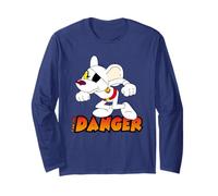Danger Mouse Io Sono Il Pericolo retrò Maglia a Manica