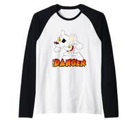 Danger Mouse Io Sono Il Pericolo retrò Maglia con Maniche Raglan