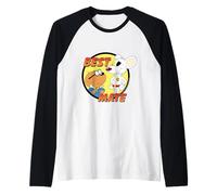 Danger Mouse & Penfold Best Mate Retro Maglia con Maniche Raglan