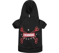 Dangerous DNGRS Bambini Bones Felpa con cappuccio per cani DGDHD100 S Nero