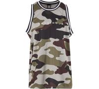 Dangerous DNGRS Maglietta écru / cioccolato / cachi / nero Uomo - Abbigliamento - Taglie comode - Maglie e T-shirt Dangerous DNGRS XL