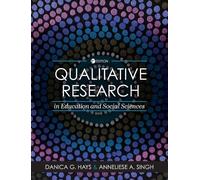 Danica G. Hays Annel Qualitative Research in Education and So (Copertina rigida)