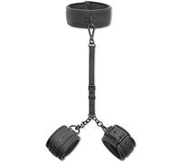 DaniChou® 3in1 SM Bondage Set con collare e manette, Premium SM Toys per coppie, set bondage, manette, collare BDSM, set BDSM, attacchi, giocattoli sessuali per coppie, giocattoli erotici sessuali