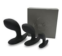 DaniChou® Set di 3 pezzi di plug anale in silicone/butt plug, sex toys entrambi, stimolazione della prostata maschile, dildo anale, set di sex toy con plug anale, giocattoli anali