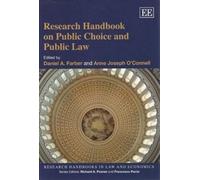 Daniel A. Farber Research Handbook on Public Choice and Public Law (Tascabile)