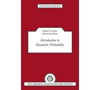 Daniel A. Klain Gian-Carlo Rot Introduction to Geometric Probabilit (Tascabile)