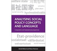 Daniel Béland Analysing Social Policy Concepts and Language (Tascabile)