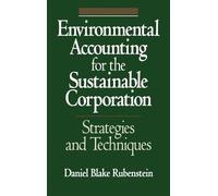 Daniel Blake Ru Environmental Accounting for the Sustainable (Copertina rigida)